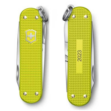 Navaja multiusos "CLASSIC ALOX AMARILLA EDICIÓN LIMITADA 2023." VICTORINOX 06221.L23