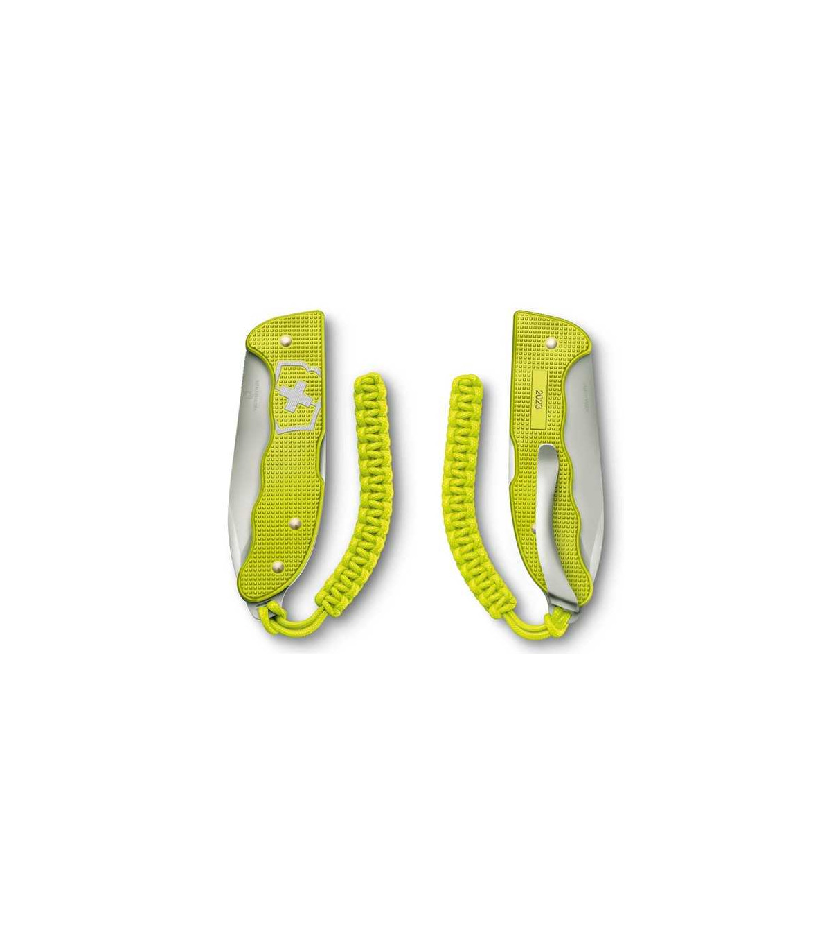 Navaja de AVENTURA "HUNTER PRO ALOX ESTRIADO AMARILLO EDICCIÓN LIMITADA 2023" VICTORINOX 0.9415.L23