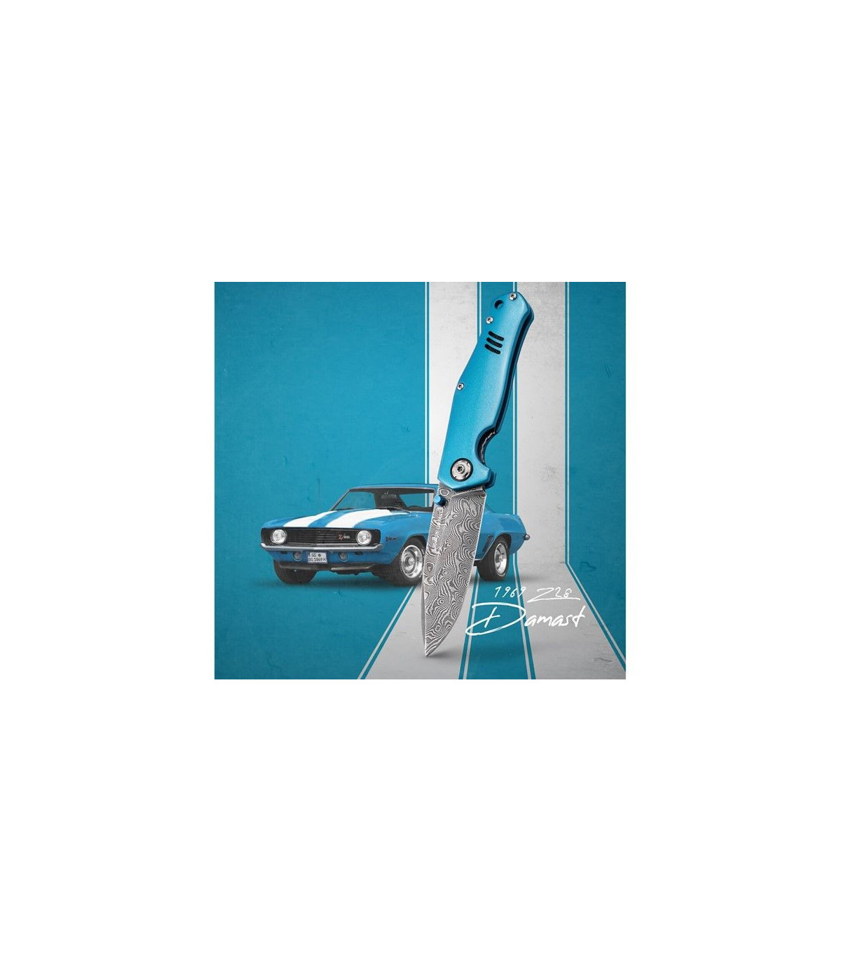 Navaja de LUJO BÖKER "1969 Z28-DAMAST" por 475,00 €