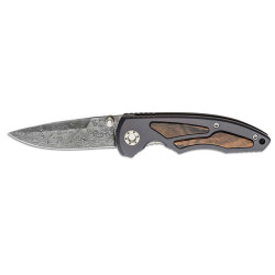 Navaja de LUJO "BÖKER LEOPARD-DAMAST I" por 717,00 €