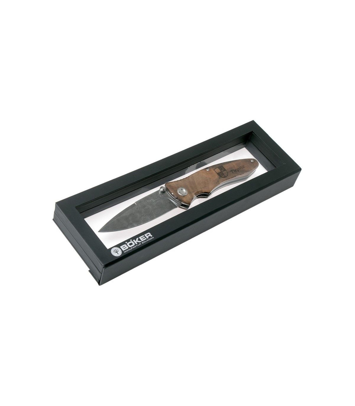 Navaja de lujo "BÖKER TIRPITZ DAMAST WOOD " por 734,00 €