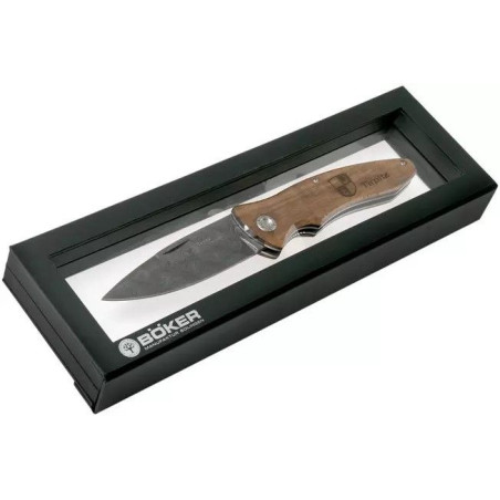 Navaja de lujo "BÖKER TIRPITZ DAMAST WOOD 42" por 734,00 €