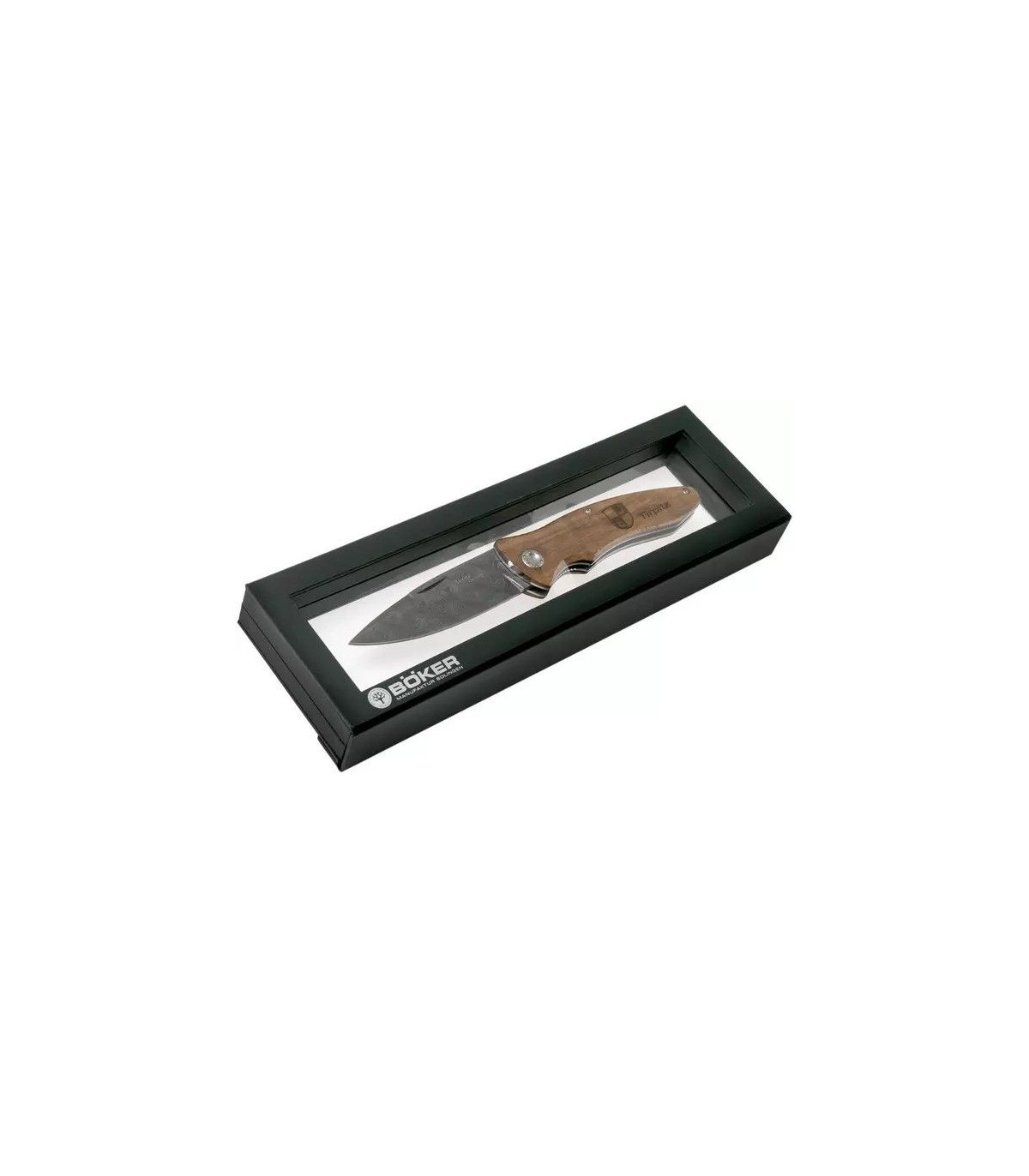 Navaja de lujo "BÖKER TIRPITZ DAMAST WOOD 42" por 734,00 €