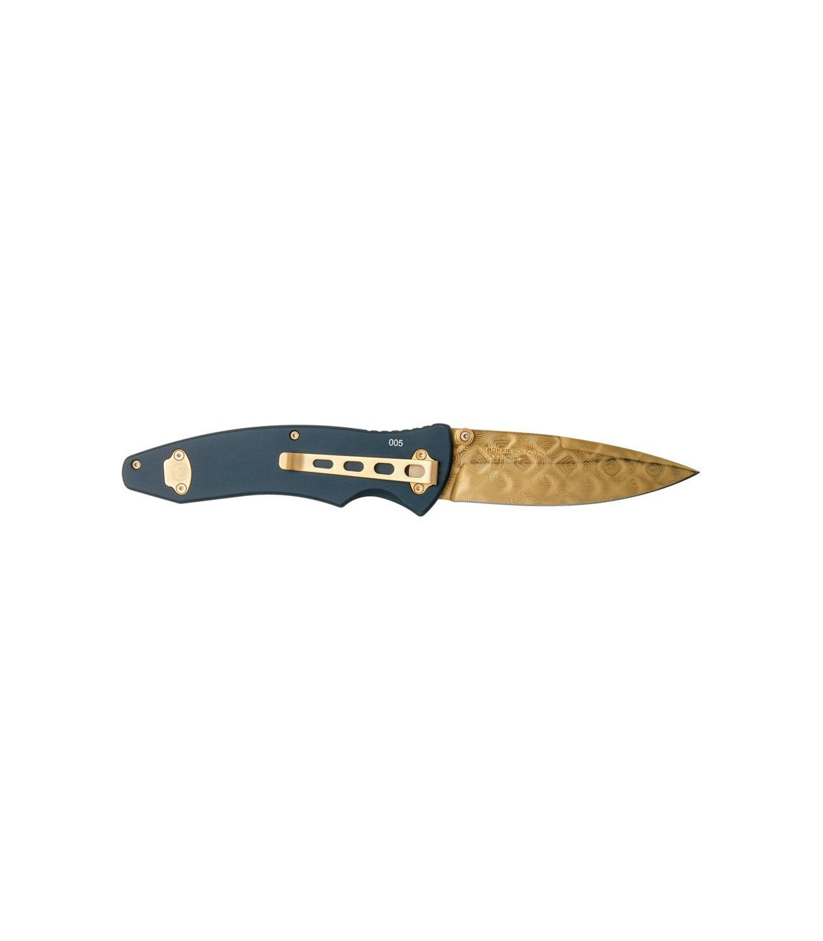 Navaja de lujo "BÖKER TIRPITZ DAMAST GOLD " por 1,049.00