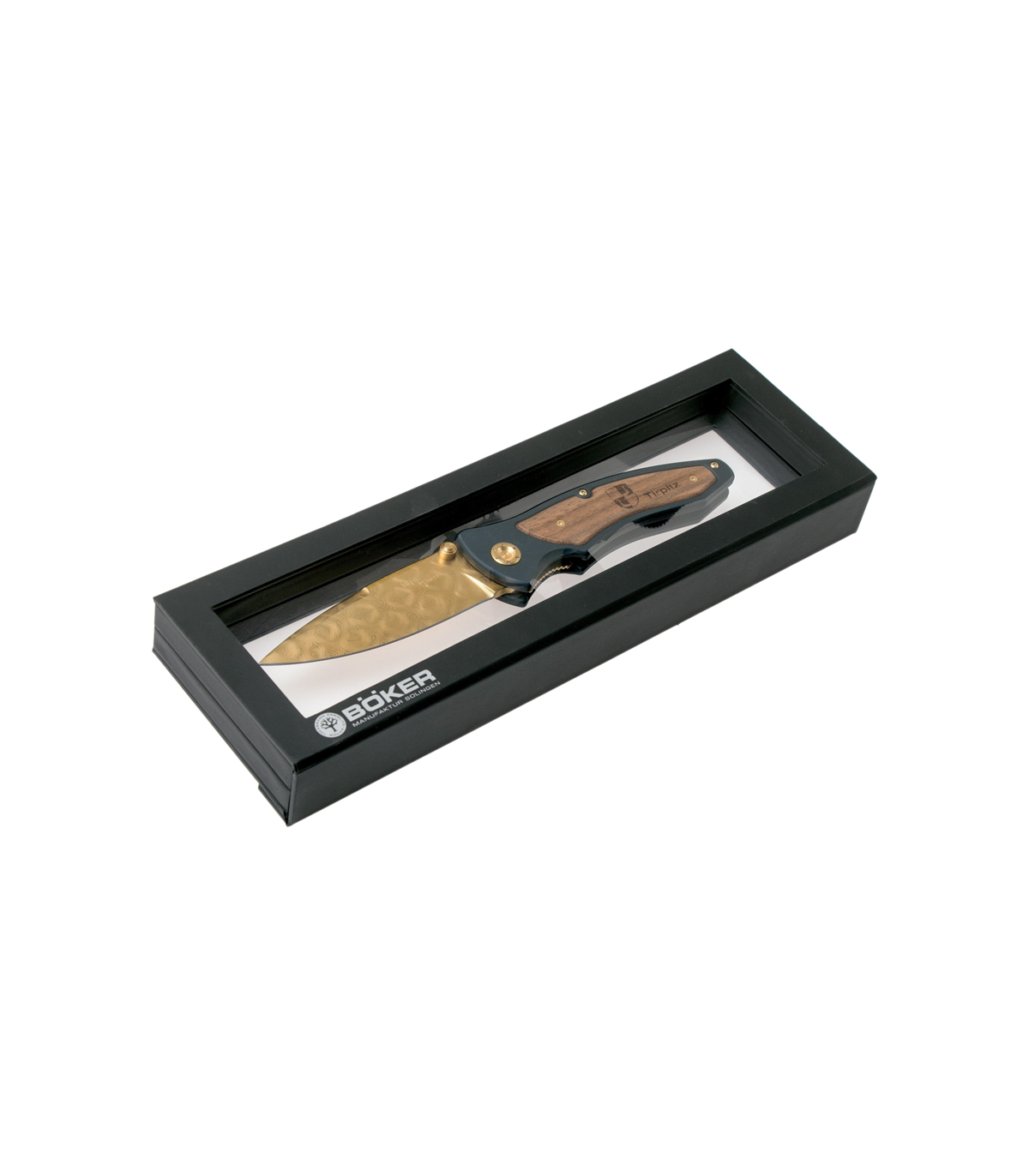 Navaja de lujo "BÖKER TIRPITZ DAMAST GOLD " por 1,049.00