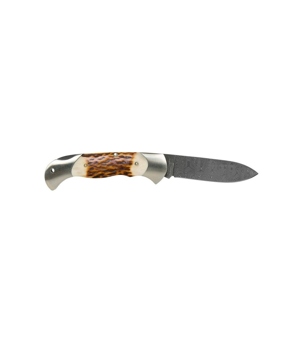 Navaja de LUJO "BÖKER SCOUT HIRSCHHORN DAMAST" por 439,00 €