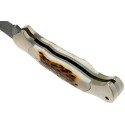 Navaja de LUJO "BÖKER SCOUT HIRSCHHORN DAMAST" por 439,00 €