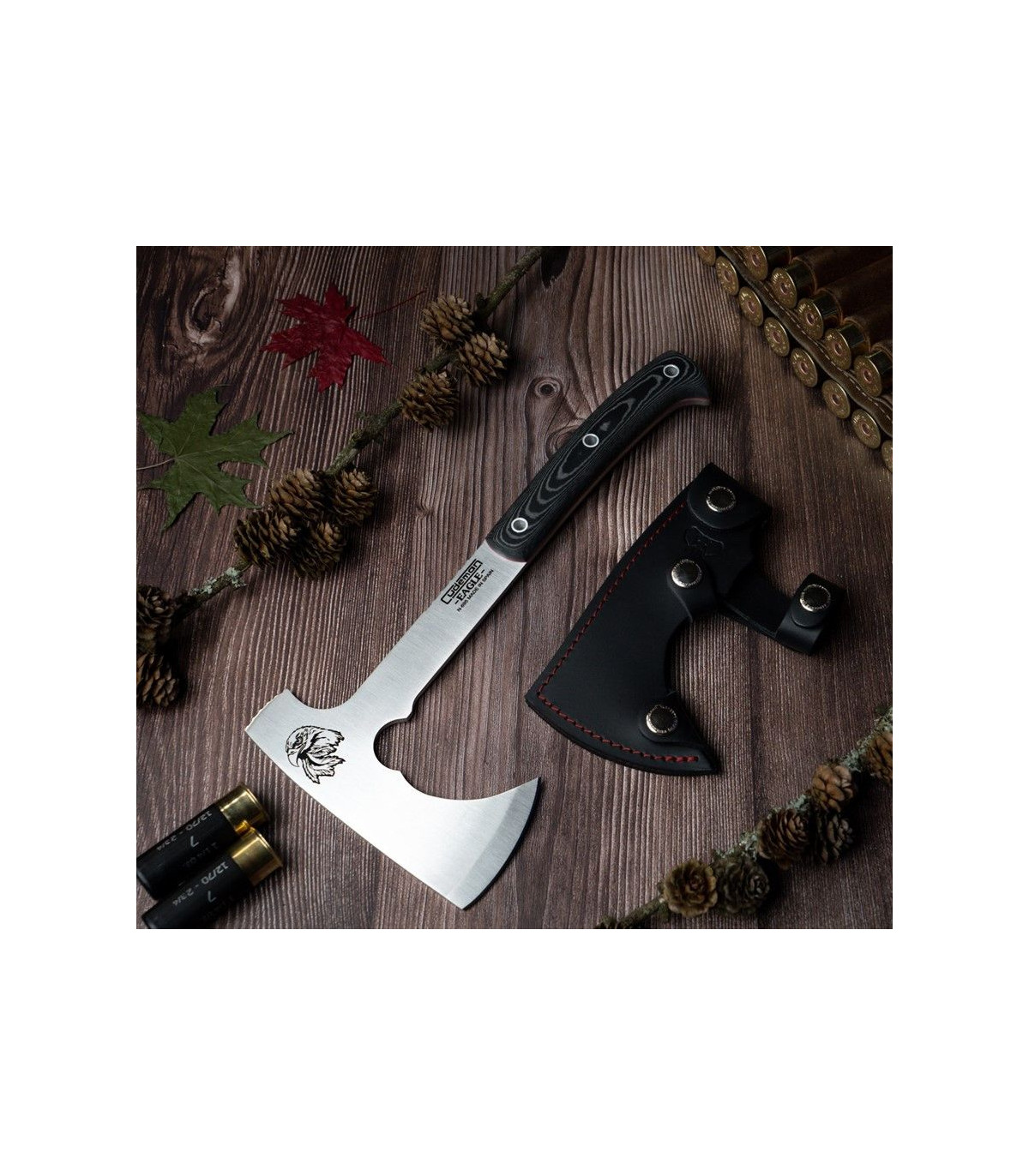 HACHA DE CAZA "EAGLE MICARTA" CUDEMAN 175M por 137,70 €