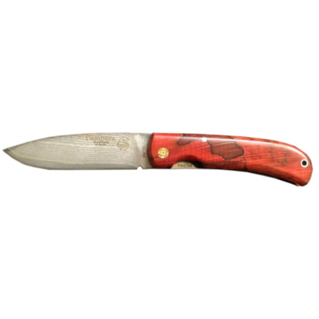 Navaja Campera de LUJO madera estabilizada roja J&V CDA 1416-MER-VG10 por 122,60 €