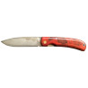 Navaja Campera de LUJO madera estabilizada roja J&V CDA 1416-MER-VG10