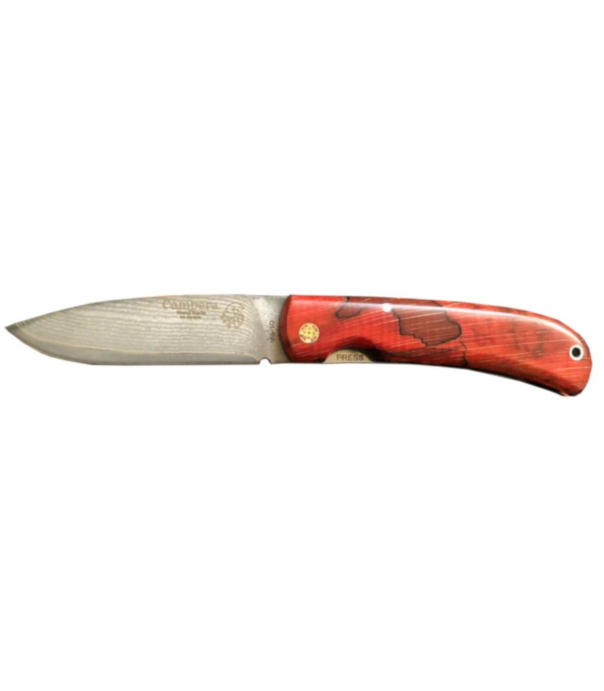 Navaja Campera de LUJO madera estabilizada roja J&V CDA 1416-MER-VG10 por 122,60 €