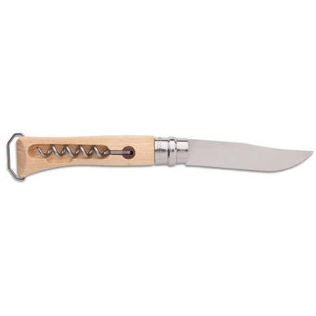 Navaja OPINEL Nº10 INOX CON SACACORCHOS Y ABRIDOR 002578 por 33,95 €
