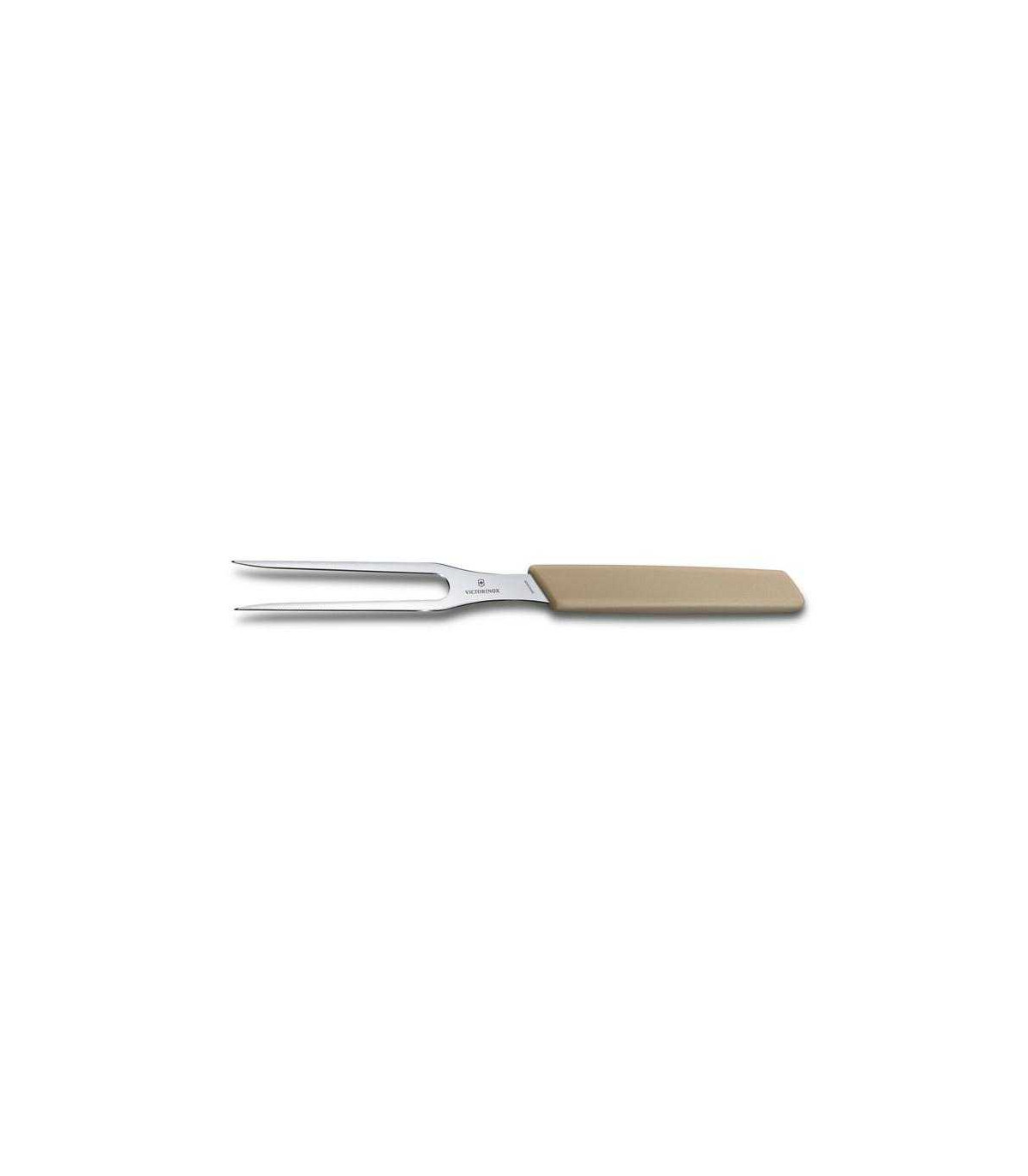 TENEDOR DE TRINCHAR " SWISS MODERN BEIGE ALMENDRA" VICTORINOX 6.9036.158B