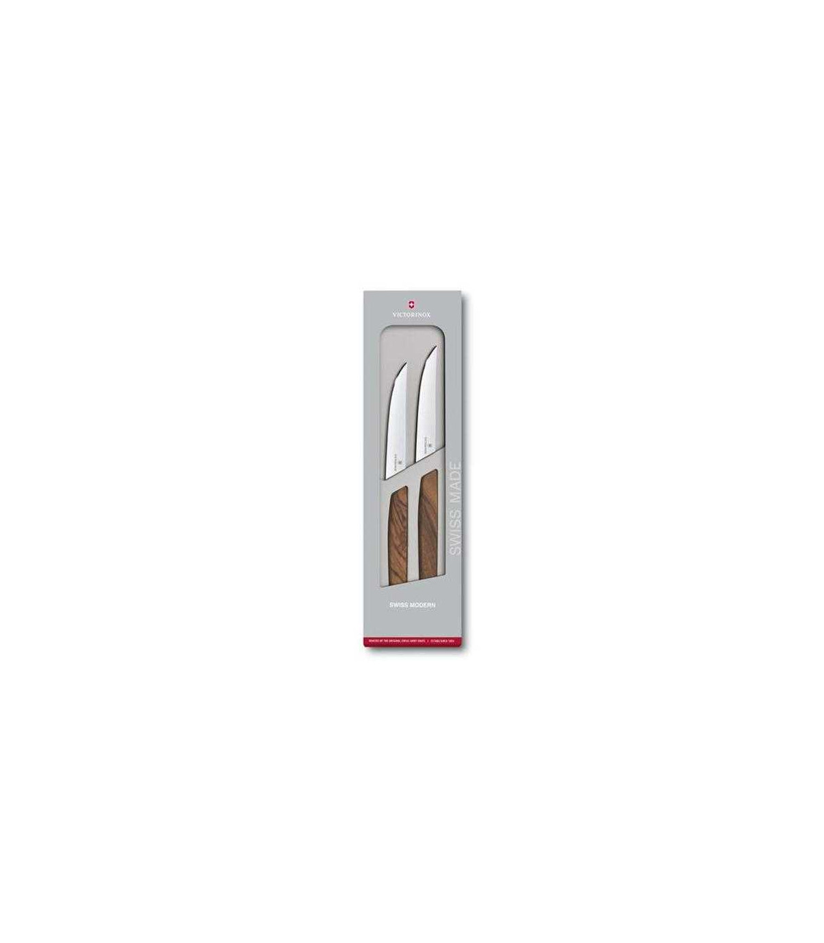 JUEGO DE CUCHILLOS PARA BISTEC "SWISS MODERN" VICTORINOX 6.9000.12G