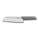 CUCHILLO SANTOKU "SWISS MODERN VERDE OLIVA" VICTORINOX 6.9056.17K8B