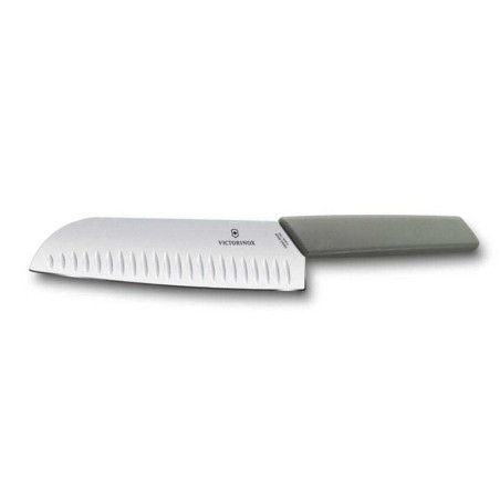 CUCHILLO SANTOKU "SWISS MODERN VERDE OLIVA" VICTORINOX 6.9056.17K8B