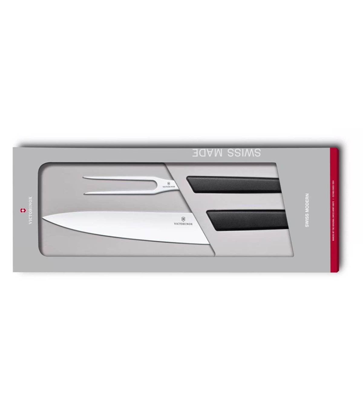 JUEGO DE TRINCHAR "SWISS MODERN" VICTORINOX 6.9093.21G por 83,09 €
