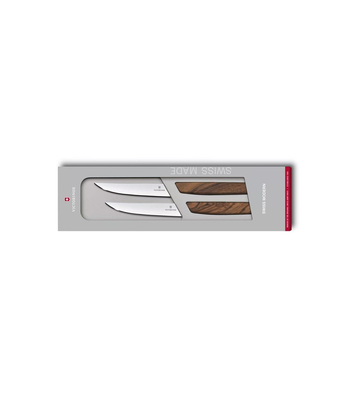 Juego de cuchillos de MESA "SWISS MODERN WOOD" VICTORINOX 6.9000.12G por 104,14 €