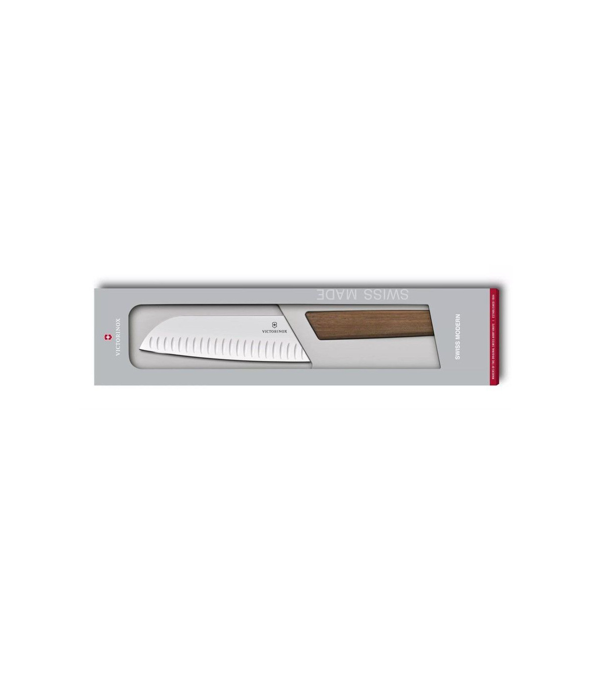 CUCHILLO SANTOKU "SWISS MODERN WOOD" VICTORINOX 6.9050.17KG por 93,62 €