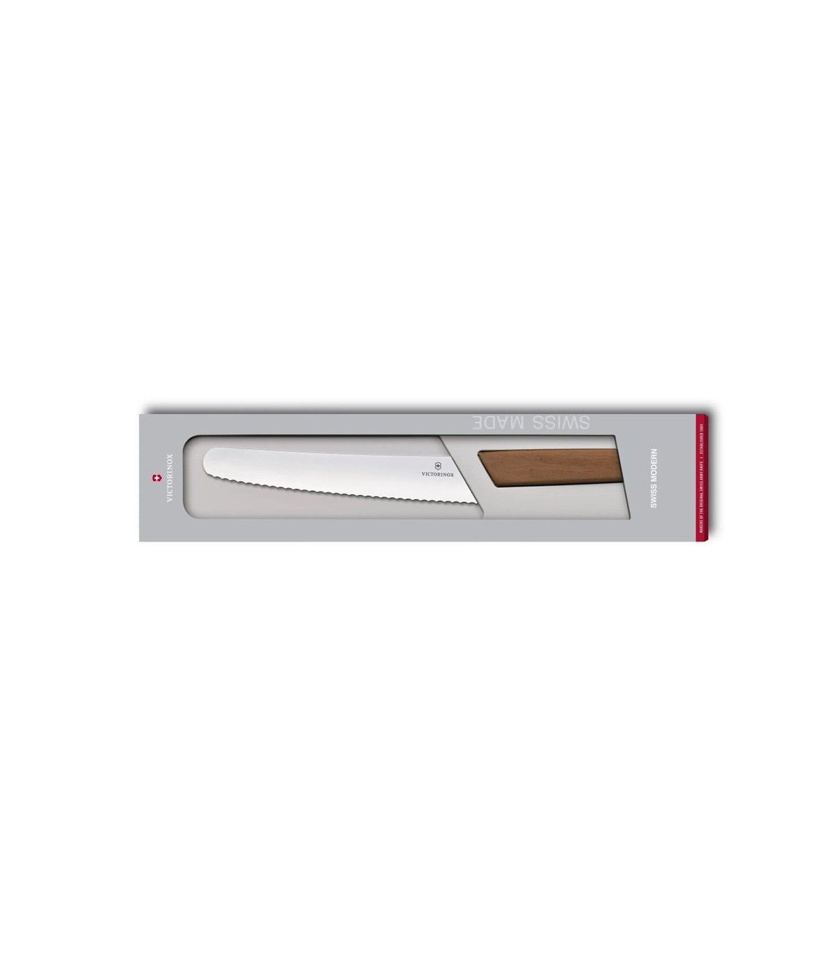 CUCHILLO PANERO "SWISS MODERN WOOD" VICTORINOX 6.9070.22WG por 89,42 €