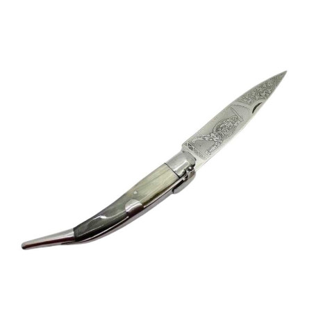 NAVAJA ARTESANA ESPADA TORO "GUERRERO" R.BUSTOS por 79,95 €