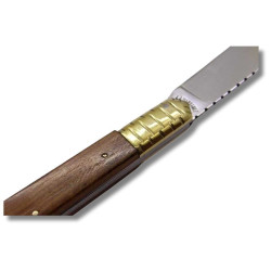 NAVAJA CABRITERA MADERA DECORADA INOX JJ.MARTINEZ 37