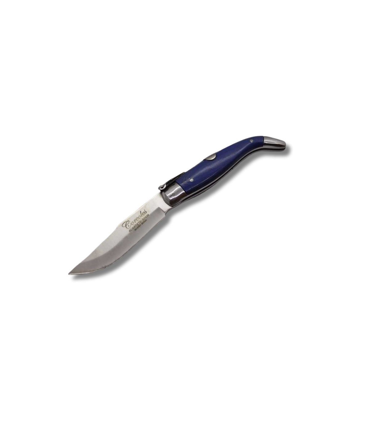 NAVAJA ARTESANA ALBACETEÑA MICARTA AZUL CORCOLES 11