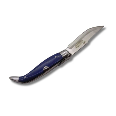 NAVAJA ARTESANA ALBACETEÑA MICARTA AZUL CORCOLES 11 por 21,75 €