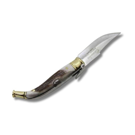 NAVAJA ARTESANA ALBACETEÑA CIERVO LATÓN CORCOLES 6 por 27,80 €