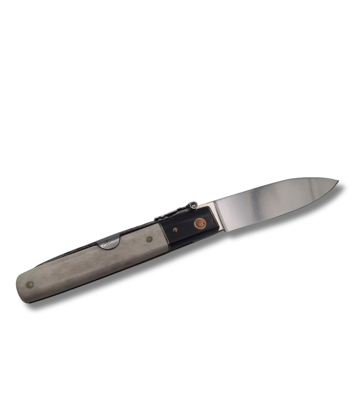 NAVAJA ARTESANA DE LUJO "MACHETE CIERVO PULIDO CON VIROLA" CELAYA CA-40 por 96,00 €