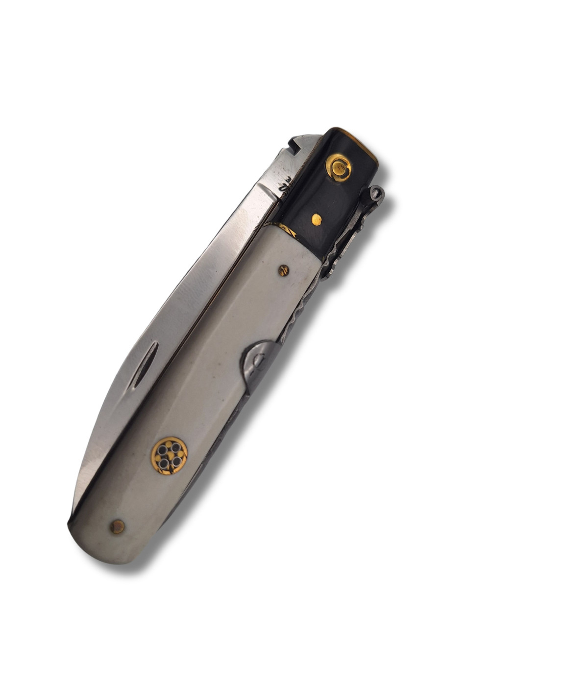 NAVAJA ARTESANA DE LUJO "MACHETE CIERVO PULIDO CON VIROLA" CELAYA CA-40 por 96,00 €