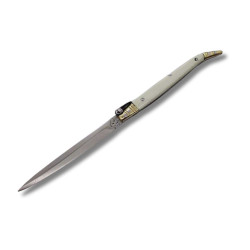 NAVAJA ESTILETE CELULOIDE BLANCO ISMAEL LAGUNA 18