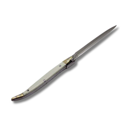 NAVAJA ESTILETE CELULOIDE BLANCO ISMAEL LAGUNA 18 por 33,00 €