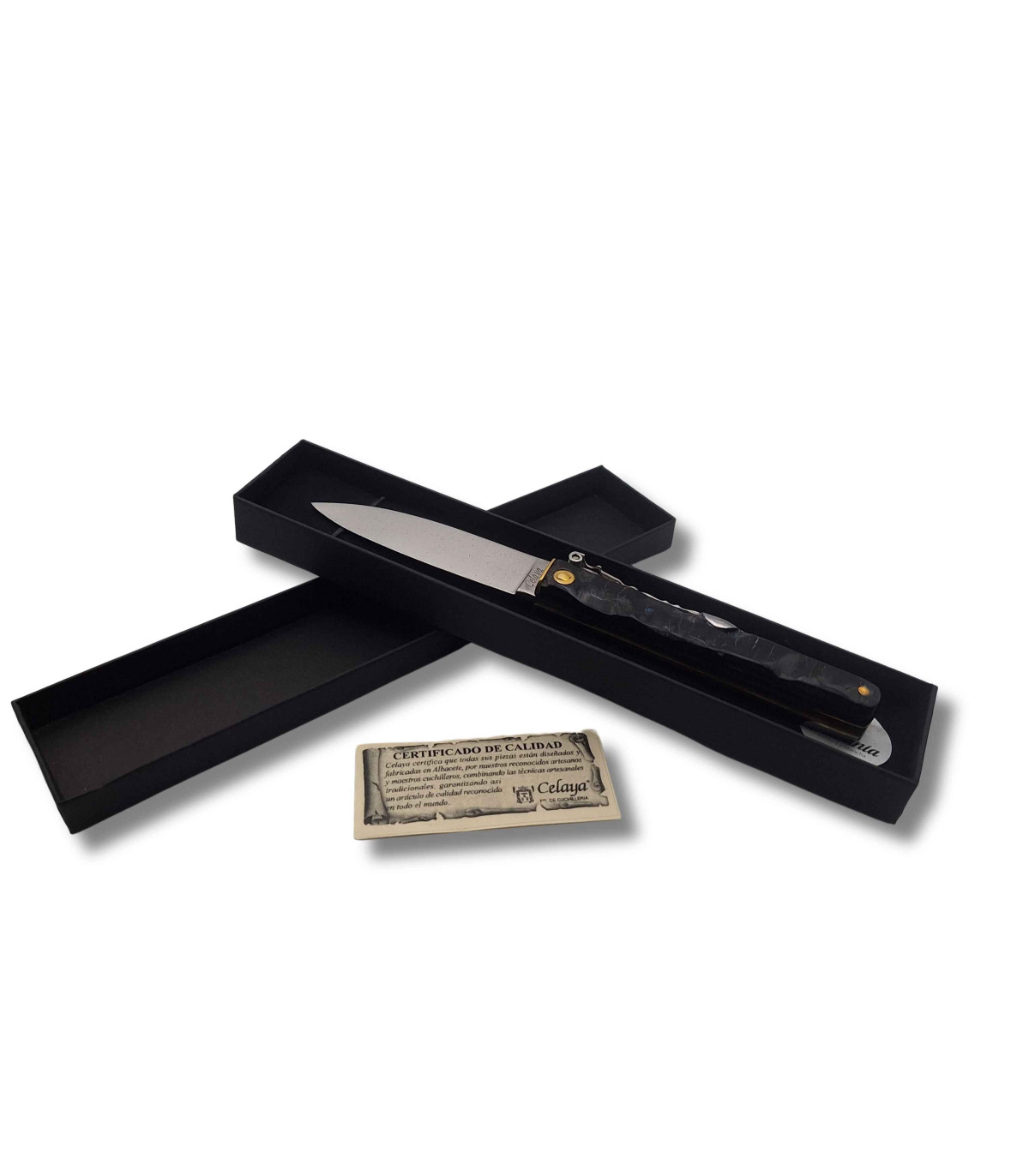 NAVAJA ARTESANA DE LUJO "MACHETE BUFALO LABRADO" CELAYA CA-42 por 97,00 €