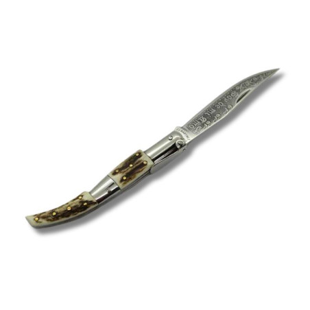NAVAJA ARTESANA ÁRABE COLECCIÓN CIERVO "GRABADA" JJ.MARTINEZ 096C por 82,00 €