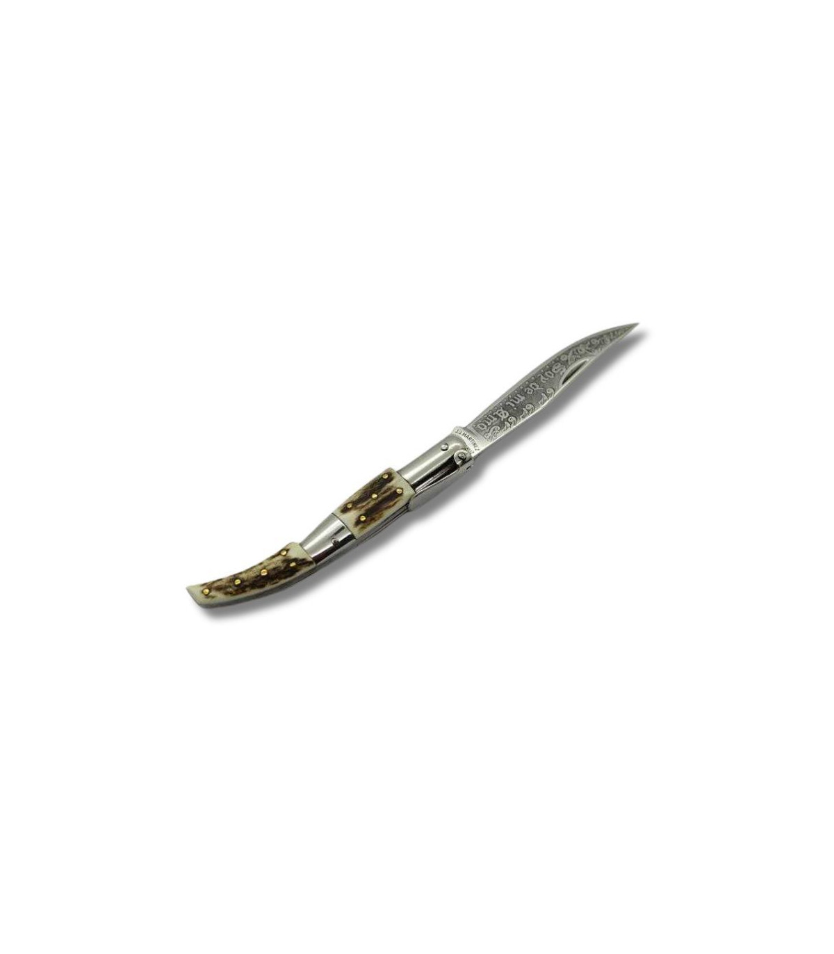NAVAJA ARTESANA ÁRABE COLECCIÓN CIERVO "GRABADA" JJ.MARTINEZ 096C por 82,00 €
