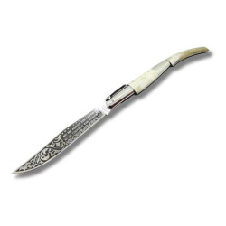 NAVAJA ARTESANA ÁRABE COLECCIÓN TORO GRABADA JJ.MARTINEZ 100TGR
