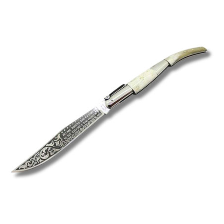 NAVAJA ARTESANA ÁRABE COLECCIÓN TORO GRABADA JJ.MARTINEZ 100TGR