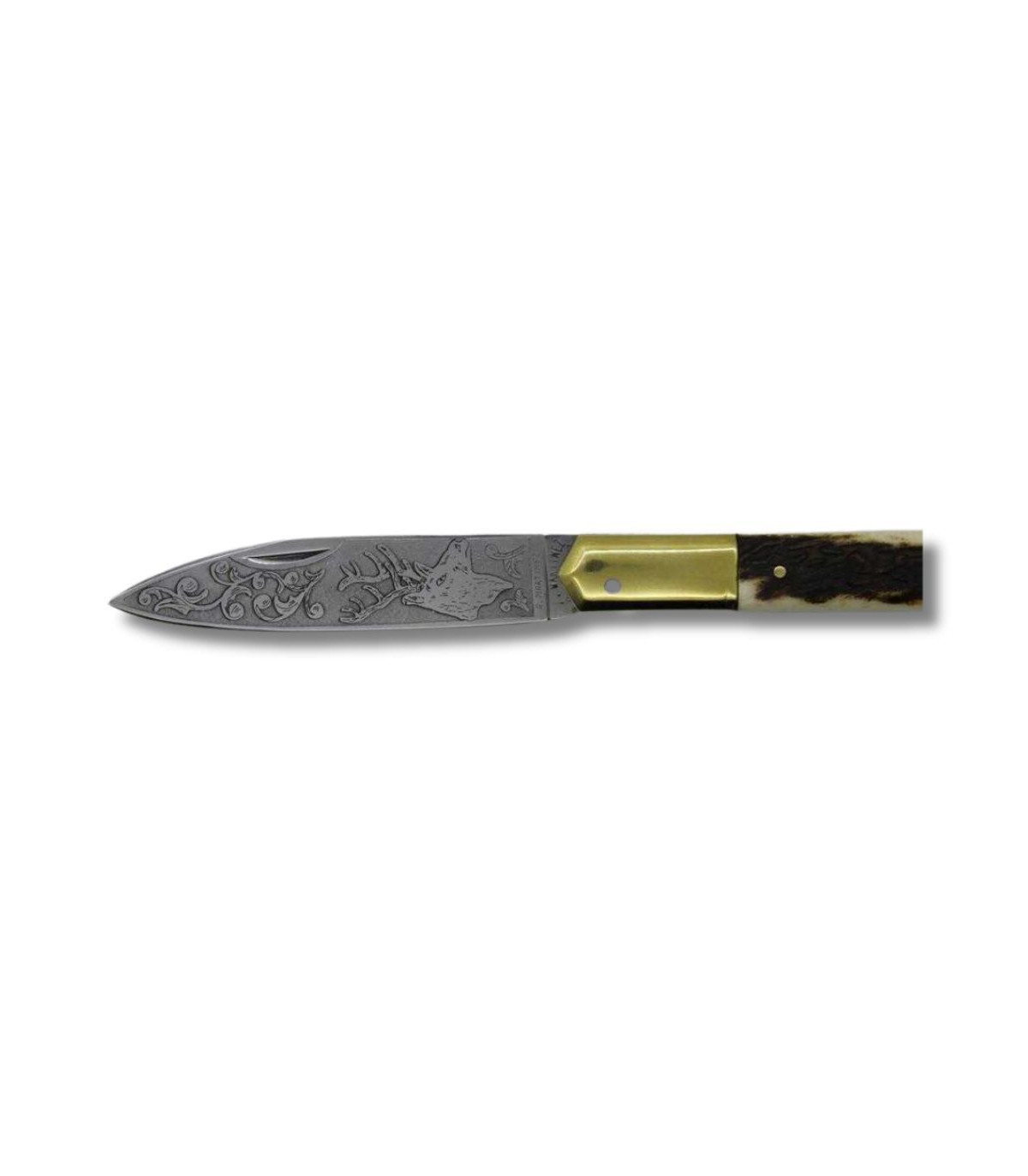 Navaja Cabritera GRABADA CIERVO JJ.MARTINEZ 39G por 92,40 €