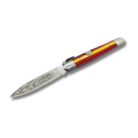 NAVAJA PERSONALIZADA ESPAÑA "REGALO DE NAVIDAD" JJ.MARTINEZ