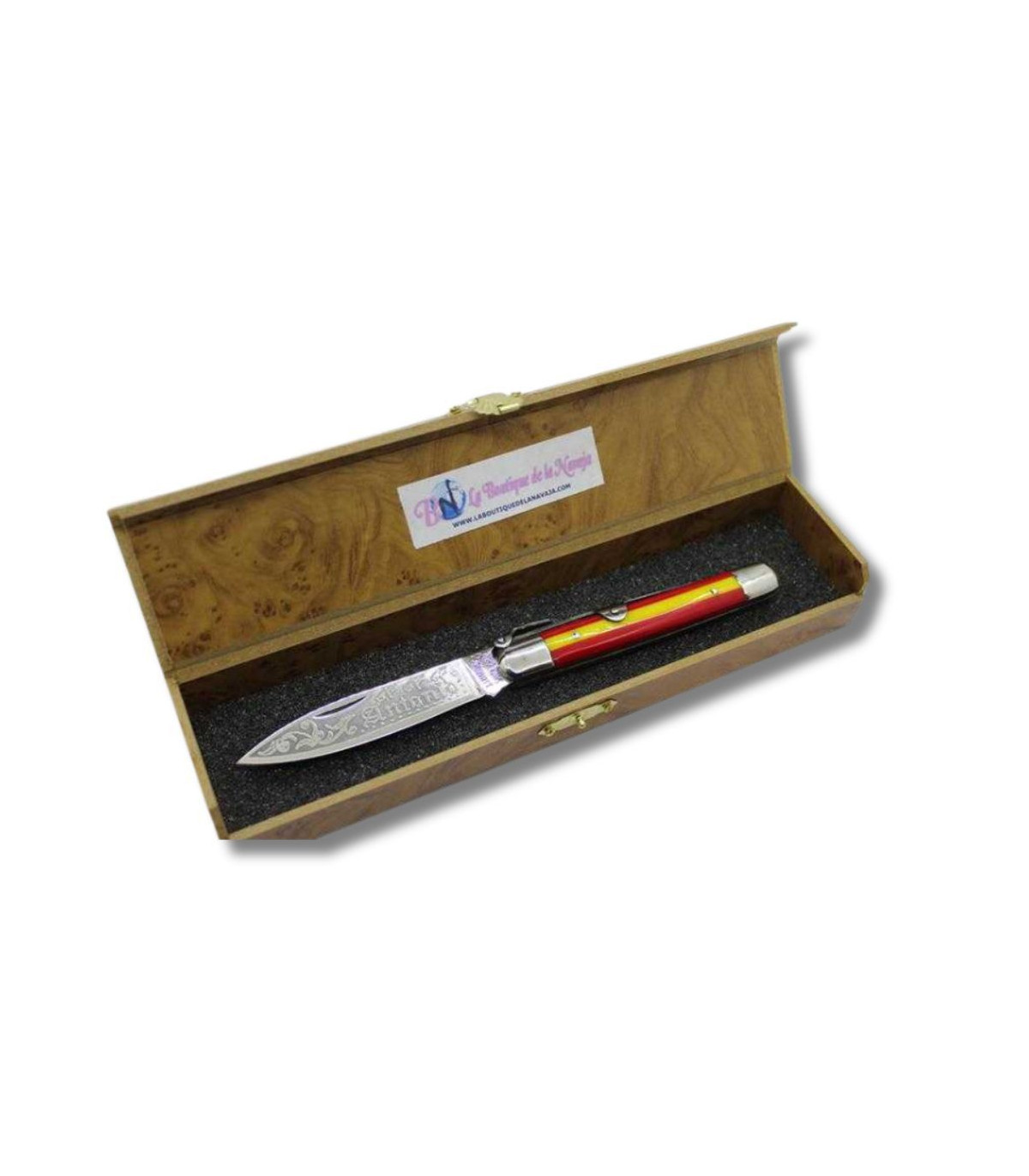 NAVAJA PERSONALIZADA ESPAÑA "REGALO DE NAVIDAD" JJ.MARTINEZ por 62,95 €