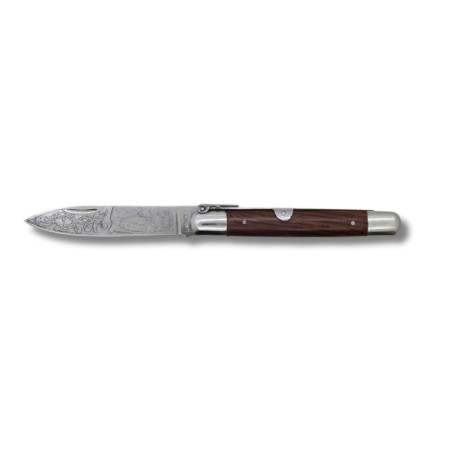 Navaja Machete madera GRABADA CABALLO JJ.MARTINEZ