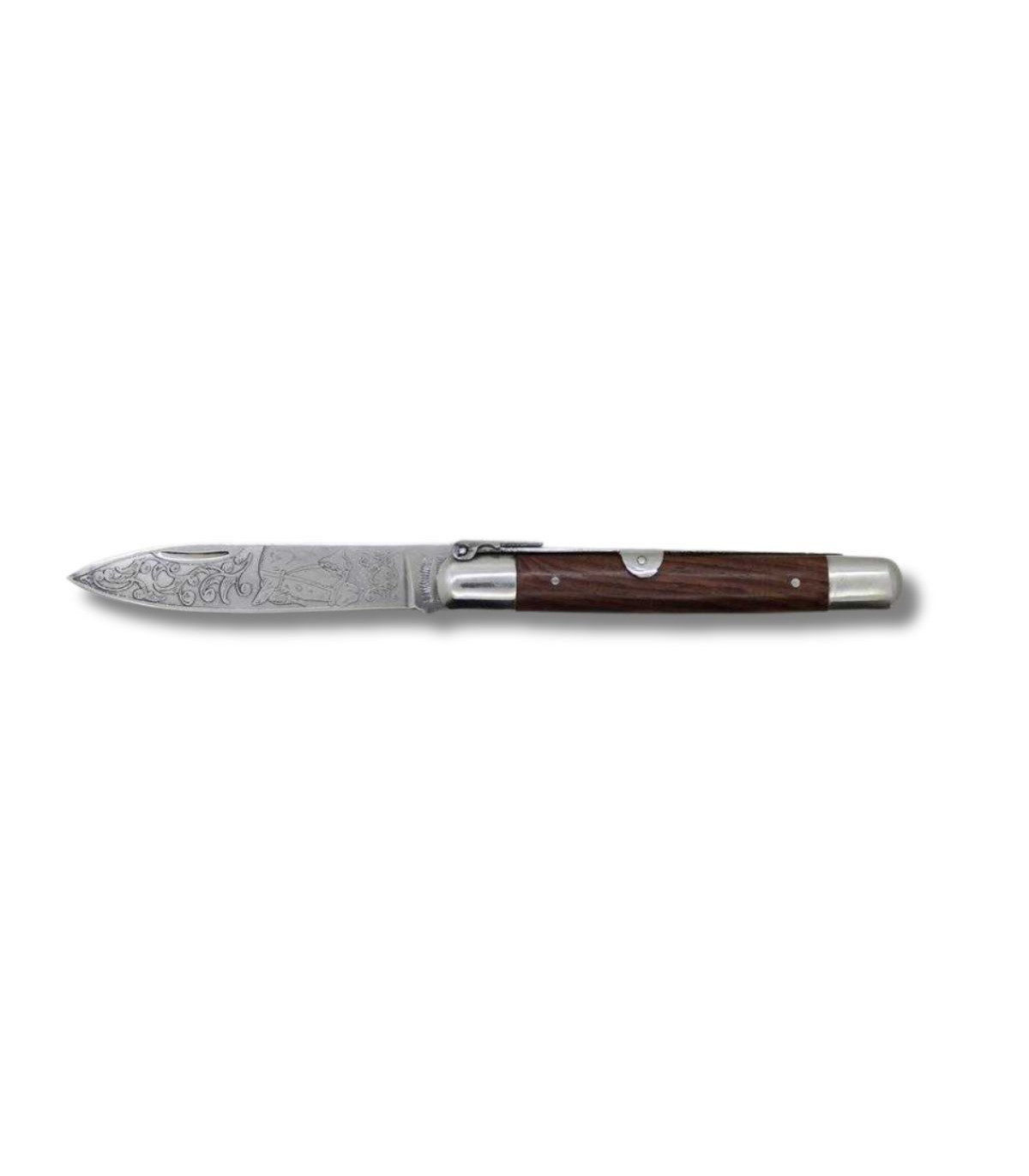 Navaja Machete madera GRABADA CABALLO JJ.MARTINEZ