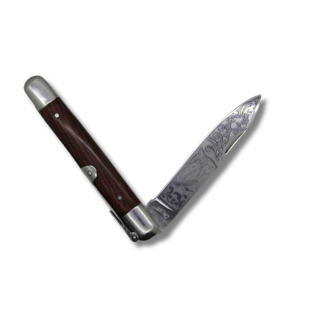 Navaja Machete madera GRABADA CABALLO JJ.MARTINEZ por 48,00 €