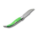 NAVAJA ARTESANA ALBACETEÑA ACRÍLICO VERDE CON VIROLA CELAYA 1120-PVE INOX por 18,70 €