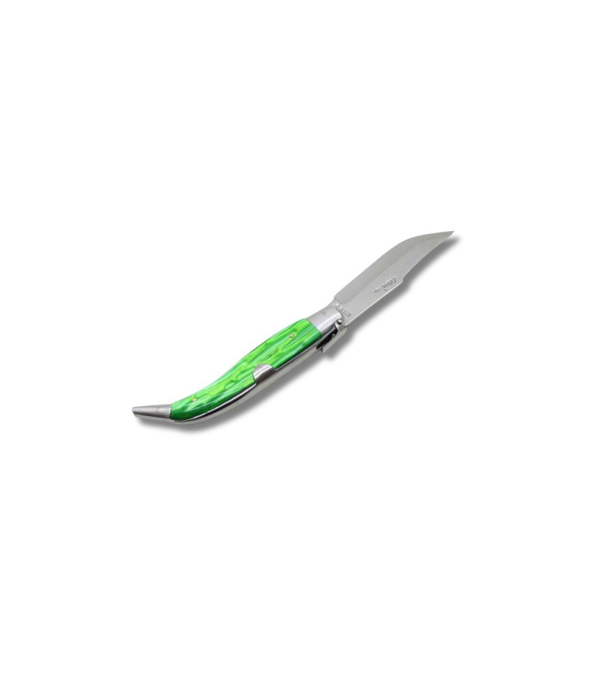 NAVAJA ARTESANA ALBACETEÑA ACRÍLICO VERDE CON VIROLA CELAYA 1120-PVE INOX por 18,70 €