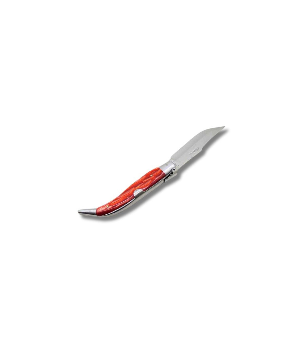 NAVAJA ARTESANA ALBACETEÑA ACRÍLICO ROJO CON VIROLA CELAYA 1120-PRO INOX por 18,70 €