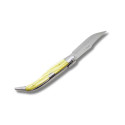 NAVAJA ARTESANA ALBACETEÑA ACRÍLICO AMARILLO CON VIROLA CELAYA 1120-PAM INOX por 18,70 €