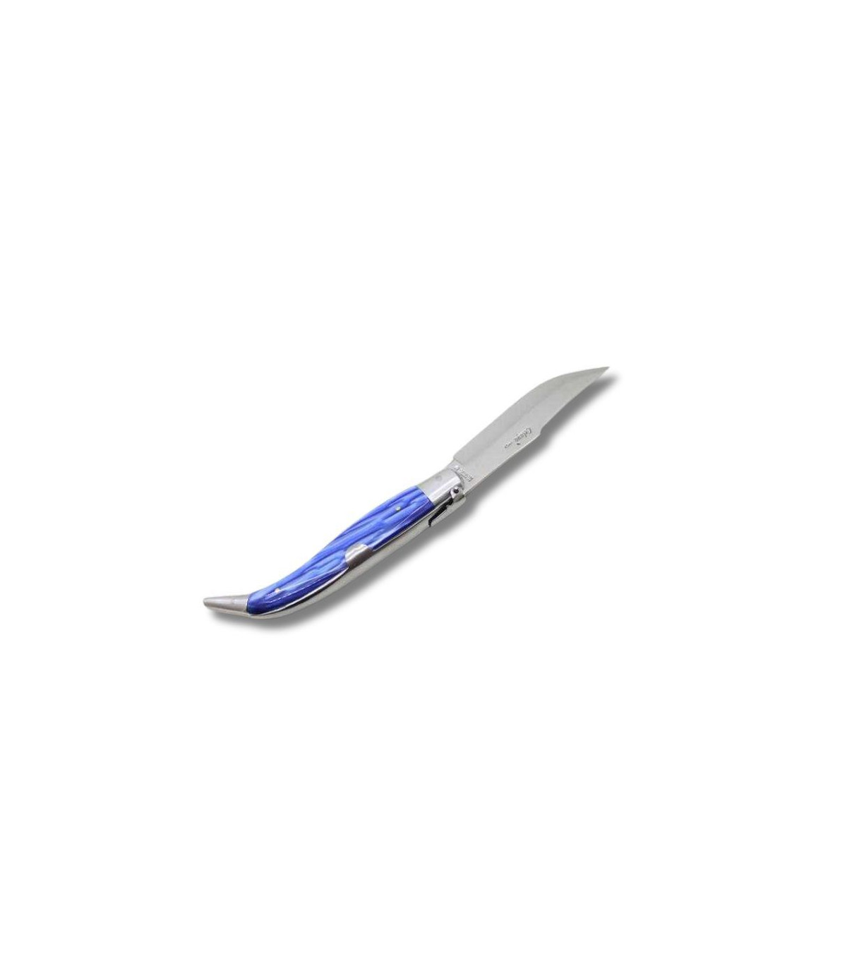 NAVAJA ARTESANA ALBACETEÑA ACRÍLICO AZUL CON VIROLA CELAYA 1120-PAZ INOX por 18,70 €