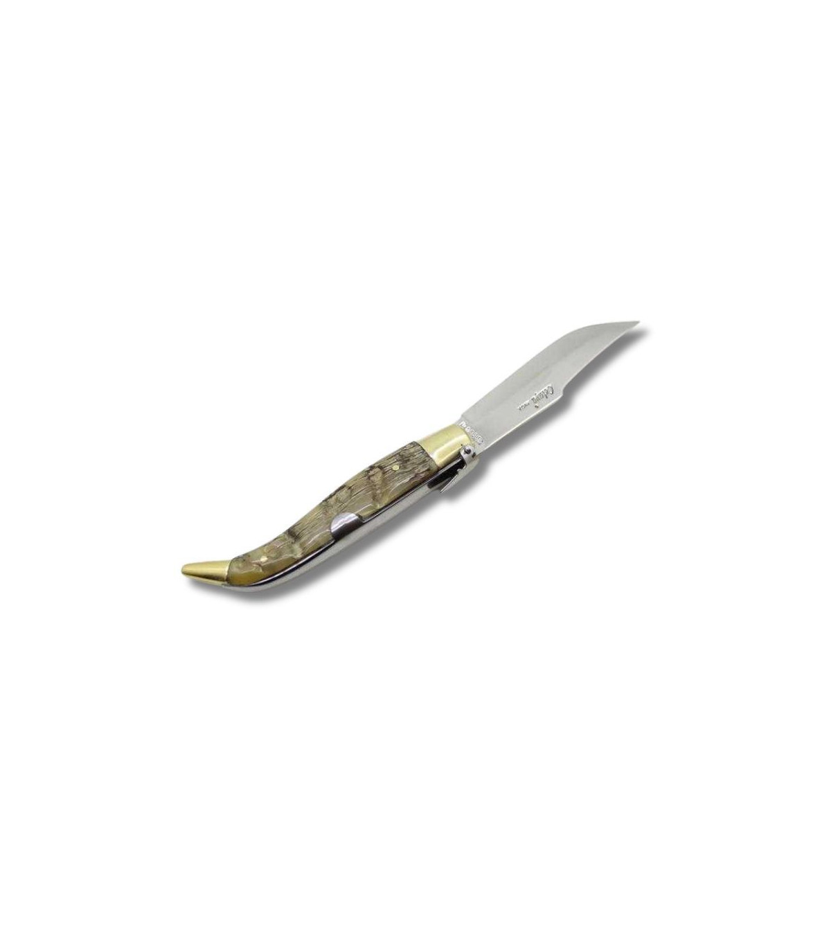 NAVAJA ARTESANA ALBACETEÑA CARNERO CON VIROLA DE LATÓN CELAYA 2020-CA INOX por 41,60 €